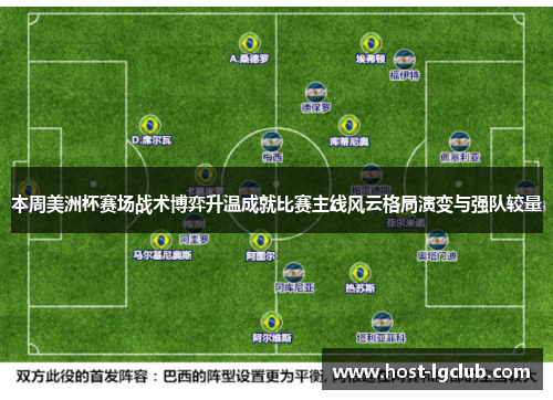 本周美洲杯赛场战术博弈升温成就比赛主线风云格局演变与强队较量